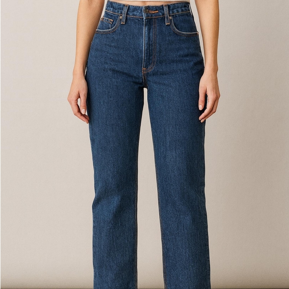 Halogen Women's Straight Leg Jeans, Button fly, Size 12 XL